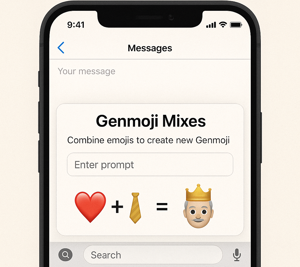 iOS 26 e os Genmoji Mixes: Uma Nova Era Para Se Expressar