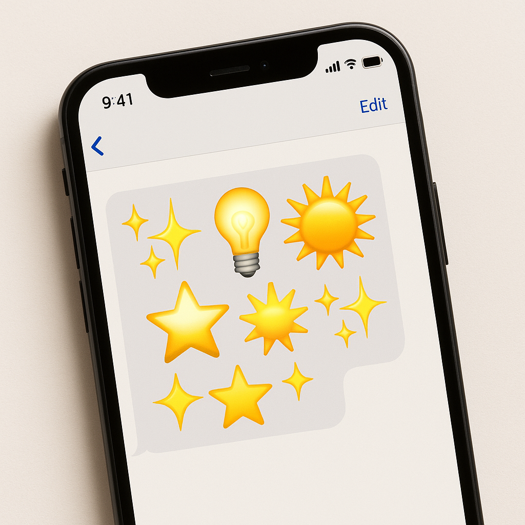 Emojis Iluminados: Brilhe em Suas Mensagens ✨