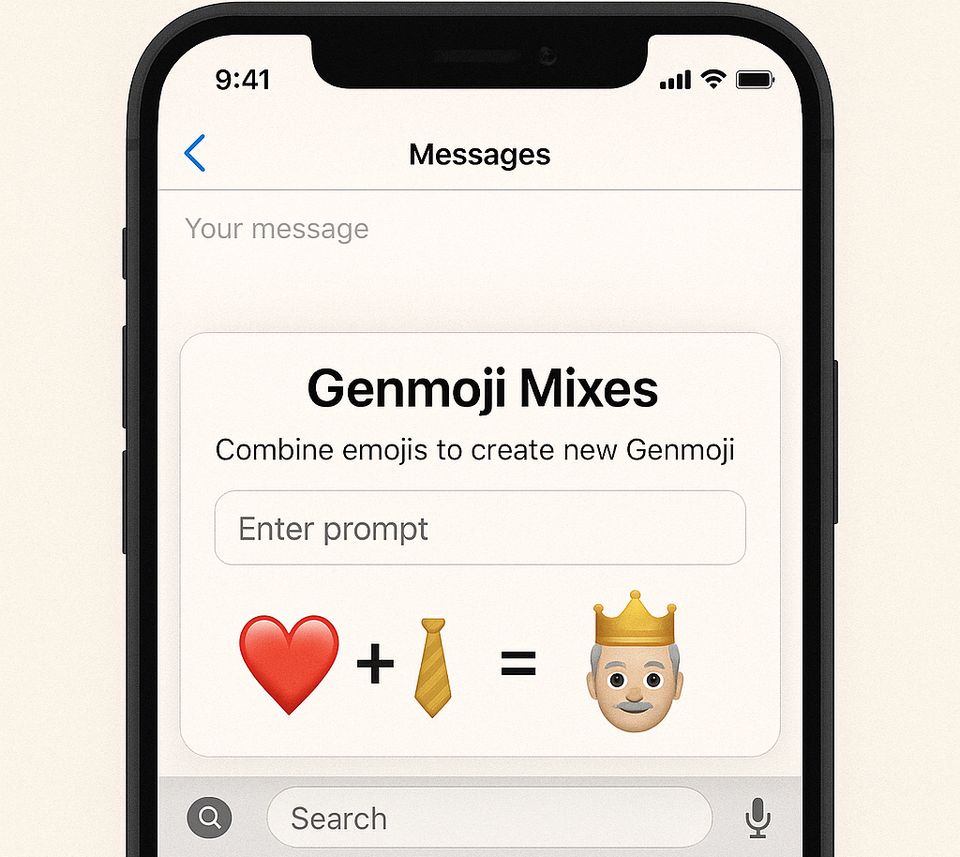 iOS 26 e os Genmoji Mixes: Uma Nova Era Para Se Expressar